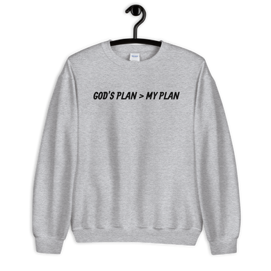 God's Plan Crewneck-BL