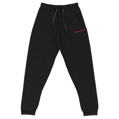 God's Plan Embroidered Joggers-RL